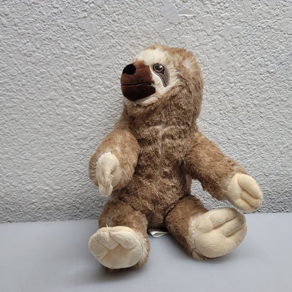Toys | Sherman Progressive Sloth Plush Slowpoke Brown With Beige Face ...